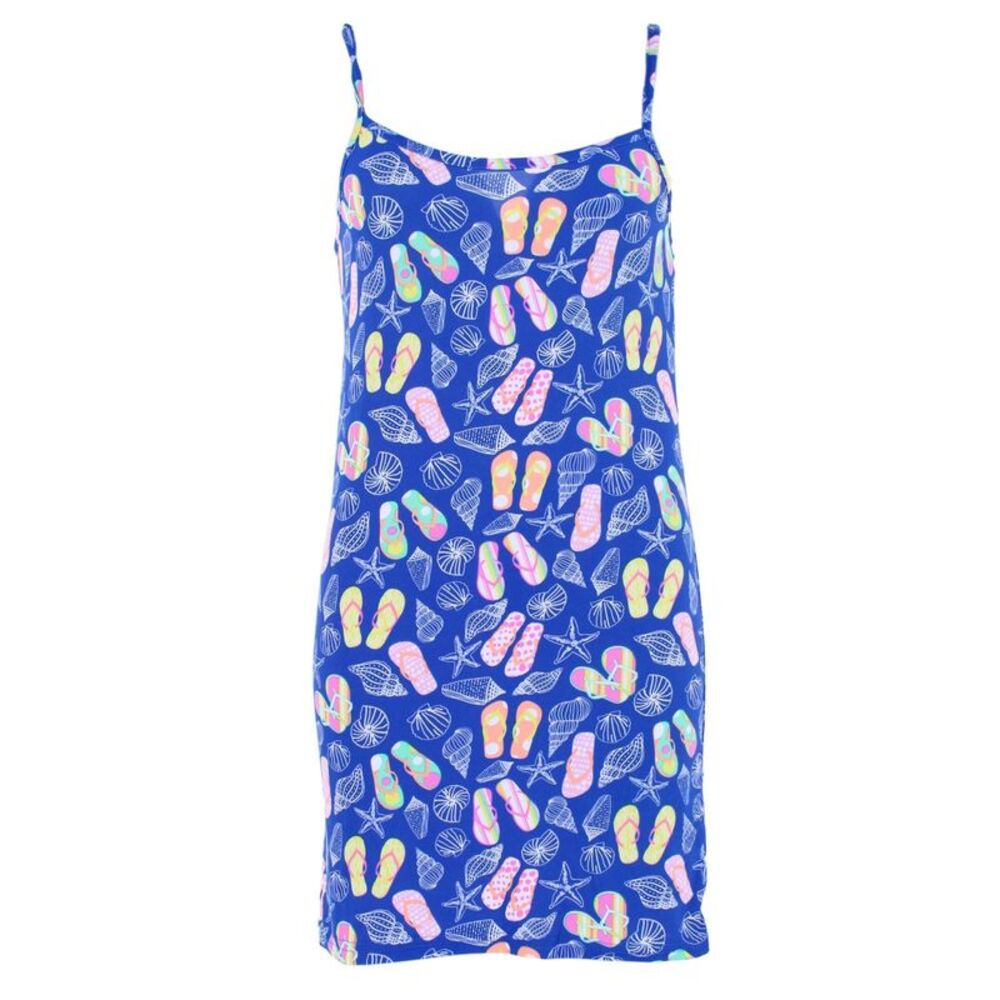 CTM Women's Flip Flop Beach Chemise Night Gown by Overslept